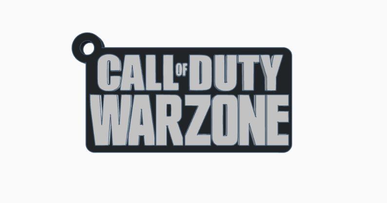 Download File Call Of Duty Warzone Key Ring • Template To 3d Print ・ Cults