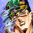 Jotaro.png Jotaro Disc Scene - JoJo's Bizarre Adventure Stone Ocean (HueForge)