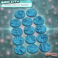 Grid-City-_50mm-Bases_1.jpg Grid City - Sci-fi Circuit Bases 25-90mm BUNDLE