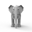 untitled.236.png Fichier OBJ gratuit Eléphant・Modèle pour impression 3D à télécharger