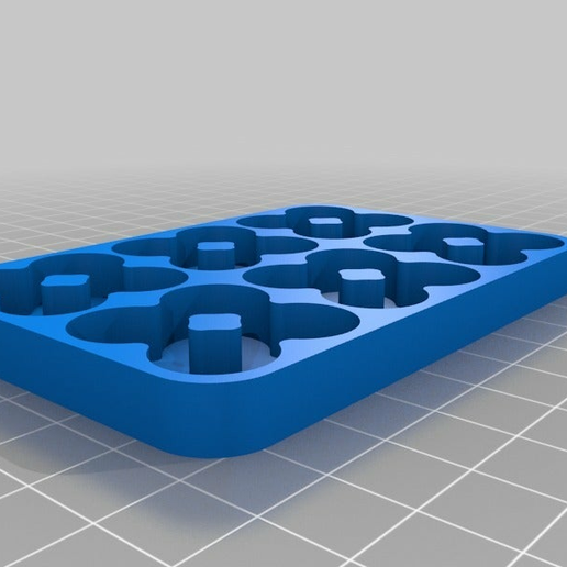 Battery Tray 24 x AA - 3D model önizlemesi