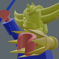 02.png STL-Datei Goldorak Ziegelsteinfigur - Grendizer - Mazinger・Modell zum Herunterladen und 3D-Drucken