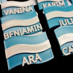 IMG_20230511_153732_892.jpg STL file Argentina badges・3D print object to download