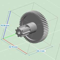 1.png STL-Datei Ersatzgetriebe Ford Ranger AA Planetengetriebe Ford Ranger AA Klimaanlagenantrieb・Modell zum Herunterladen und 3D-Drucken