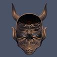 05.JPG Devil Mask-Hannya Mask-Samurai Mask-Satan mask for cosplay 3D print model