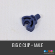 8.png BIG C clip + MALE connector for 30 Minute Missions / Sisters or Gundam PRESUPPORTED