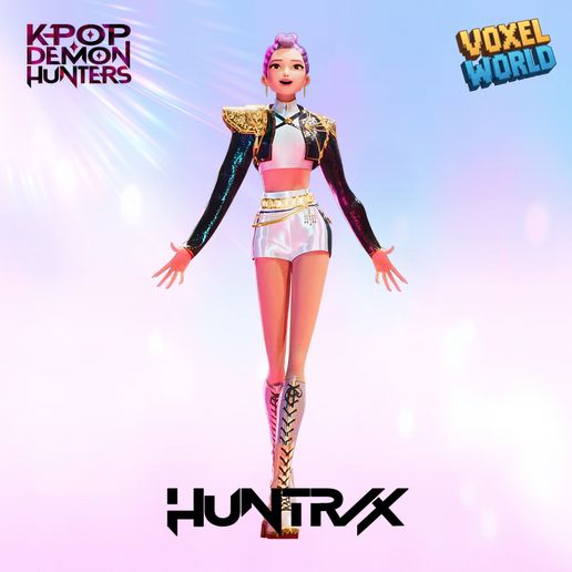 👧 Kpop Demon Hunters Rumi Golden Outfit・Archivo STL para Impresión