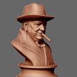 04.jpg Winston Churchill 3D print model