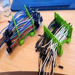 20190917_193541.jpg Free 3D file Dupont Cable Pin Jumper wire organizer・3D printer model to download