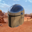 CM_Mando_02.png 3D file The Mandalorian Helmet・Template to download and 3D print