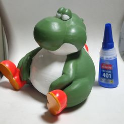 KakaoTalk_20200927_155734638.jpg Archivo STL gratis FAT YOSHI (Super Mario) GRATIS・Modelo imprimible en 3D para descargar