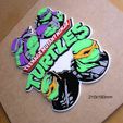 tortugas-ninja-impresion3d-cartel-letrero-logotipo-rotulo-animacion.jpg Turtles, Ninja, 3dPrinting, Poster, Sign, Logo, Signboard, Movie, Comic, Animation, Michelangelo, Donatello, Rapahel, Leonardo