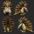 sandslash-8.jpg Pokemon - Sandshrew and Sandslash with 2 poses