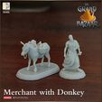 720X720-release-merch-donkey2.jpg Greek Merchant and Donkey, 2 figure pack -The Grand Bazaar