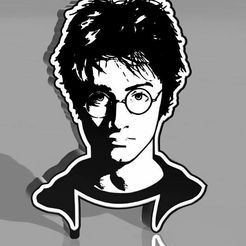 Capture.jpg STL-Datei Harry Potter Porträt・3D-druckbares Modell zum Herunterladen, alainmagis