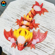 9.png ROSE Tiny Wyvern Dragon Baby, Cute Articulating Easy Print-in-Place