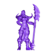 Girl_Barbarian Fixed.stl Barbarian Girl 3D print model
