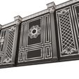 Wireframe-29.jpg Boiserie Classic Wall with Mouldings 05 White