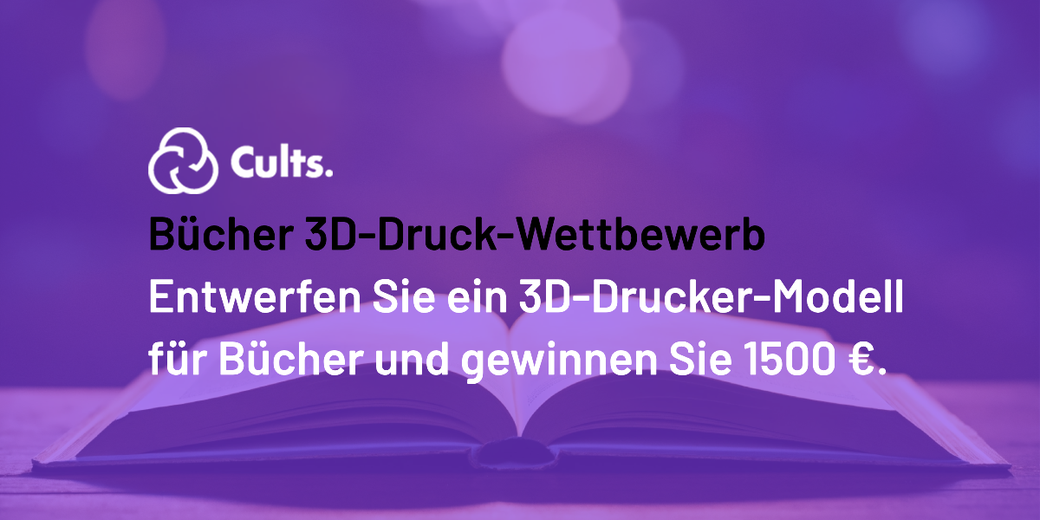 Die Herausforderung im 3D-Modellieren und 3D-Drucken rund um Bücher und Lesezubehör