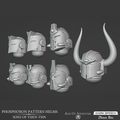 PhosphorineHelms1.png Fichier 3D Casques en phosphore・Objet pour impression 3D à télécharger