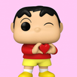 imagen_2025-06-21_112704012.png Funko Pop Shin Chan com coração - Estatueta Kawaii - Personagem de anime em pose gira - Shin Chan 3D - Desenho engraçado imprimível - Estatueta de coleção amorosa - Modelo chibi de Shin Chan - Boneco com coração - Prenda do Dia dos Namorados Otaku - Estatueta 3D de anime japonês