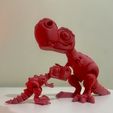 Lindo dinosaurio T-Rex de impresión en el lugar