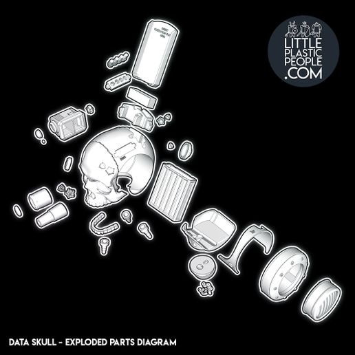 SKULL-EXPLODE.jpg Crâne de données sombre et sinistre