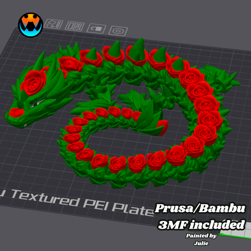 rosevolors.png Rose Dragon, Valentine's Day Flexi Dragon