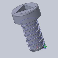 vis 4.JPG Download free STL file Junior meccano screws • 3D printing template, 14pv44