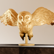 bd-2.png owl flying statue stl