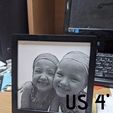 PXL_20210928_061037337-us.jpg TILE FRAME US 4'' (109x109mm) WITH A CLIP HOLDER AND A FOOT. EASY TO PRINT.