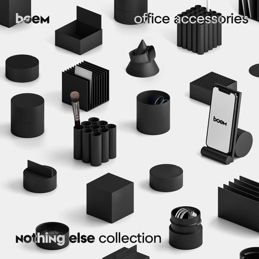 🏢 Bürozubehör-Set・ 3D Datei für 3D-Druck・Cults