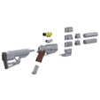 7.png 10mm Pistol - Fallout 4 - Printable 3d model - STL + CAD bundle - Commercial Use