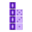 28_Piece_set_-_Tops_even_Bottoms_odd.STL Domino Cookie Cutter 2