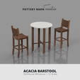 MINI-furniture-Abbott-FSC®-Acacia-Barstool,-POTTERY-BARN.png Fichier STL Mini tabouret de bar, mini mobilier d'extérieur, tabouret de bar en acacia inspiré de Pottery Barn pour maison de poupée 1:12, mobilier de jardin pour maison de poupée.・Design pour impression 3D à télécharger