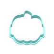Apple-with-Text-Box-3.png Apple with Text Box Cookie Cutter | STL File