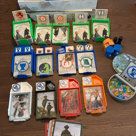 Insert for Fantastiqa with some of the Expansions