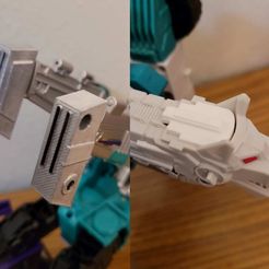 CoverImage2.jpg Free STL file Titans Return Sixshot Wolf Head Filler and Wing Tips・3D printing idea to download