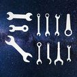 1.png Mechanic essentials tool set - double open ended open end combination wrenches for mechanic shop or home