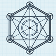 metatron-cube.png Metatron's Cube symbol, tetrahedron, Pack of 2 models