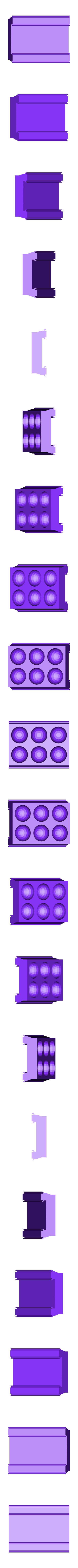 clips repose oeuf x6 90°  105,405lx155,6075Lx38,25H.stl fridge furniture