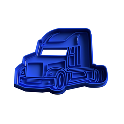 camion-semi-truck-cortante-cookie-cutter-stl.png Archivo STL semi truck transport cookie cutter - camion transporte cortante galletita・Objeto imprimible en 3D para descargar, Argen3D