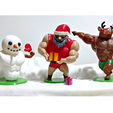 composicion-impresion-cults.png Muscled Merry Christmas Pack - (Santa-Reindeer-Snowman)