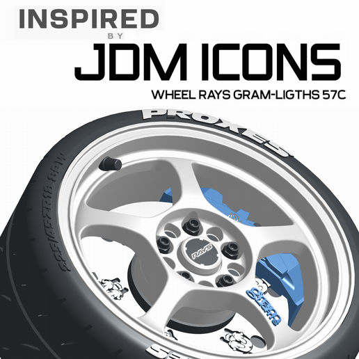 1/18 WHEEL RAYS GRAMLIGHTS 57C - NISSAN NISMO GTR / LIBERTY WALK / PORSCHE /LEXUS LS400 / BMW / FORD/ SUBARU STI WRX / MITSUBISHI EVO / AE86 / MUGEN / TYPE R / PRODRIVE /MERCEDES / VAUXHALL / ATS /