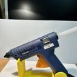 Heiss1.jpeg Hot glue gun station (Halter Heissklebepistole) NEW 2026