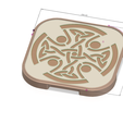 tray_pot_v16 v4-d2.png tray board for cutting table stand with celtic pattern v16 3d-print and cnc