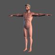 3.jpg Animated Naked Man-Rigged 3d game character Low-poly 3D model
