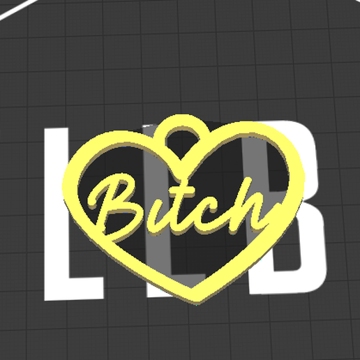 Bitch heart 3D model
