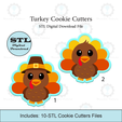 Etsy-Listing-Template-STL.png Turkey Cookie Cutter | STL File