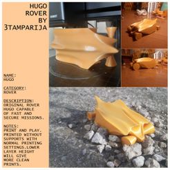 Hugo-Rover_Card.jpg STL file Hugo Rover・Design to download and 3D print